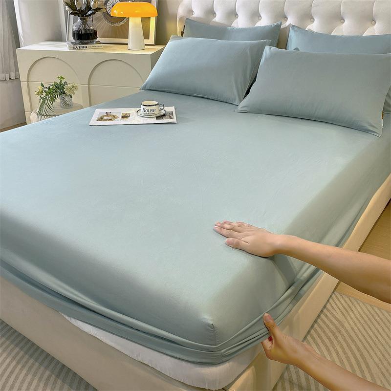 全棉磨毛床笠单件床垫套纯棉加厚床单防尘床罩保护罩新款单件床笠