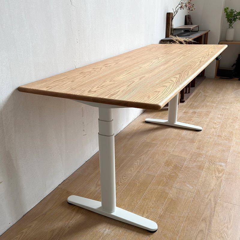 椭圆电动升降桌腿耐特双电机桌脚书桌支架电脑桌可升降桌架办公桌