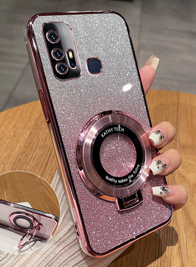 适用vivoz6手机壳vivo硅胶z6保护套5G全包防摔V1963A闪粉viviz透明软壳vovoz男女voviz带支架65g新款高级创意