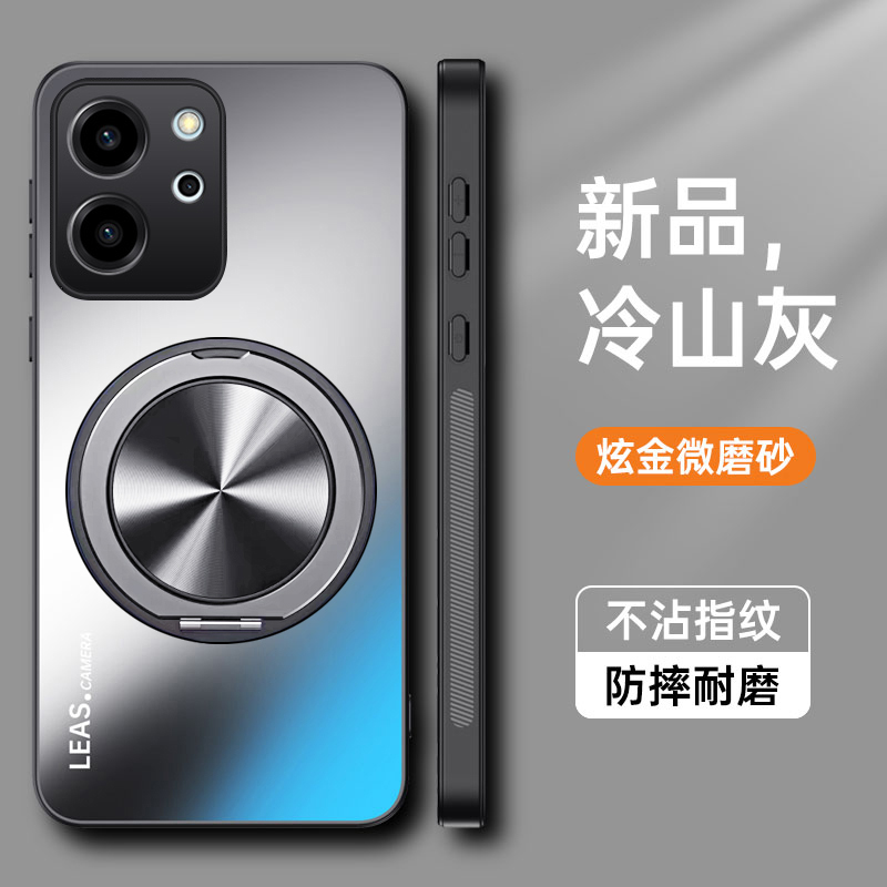 适用华为荣耀80se手机壳GIA一AN80硅胶保护套honor全包防摔GIAAN磨砂软硬壳es曲屏e男女高级感新款创意带支架