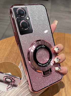 适用oppoA96手机壳oppo硅胶A96保护套5G全包防摔opa闪粉oppa透明软壳opopa男女965g高级感opooa新款0pp0带支