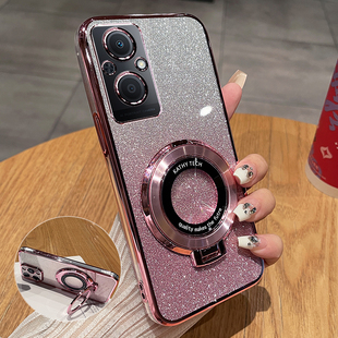 适用oppoA96手机壳oppo硅胶A96保护套5G全包防摔opa闪粉oppa透明软壳opopa男女965g高级感opooa新款 0pp0带支