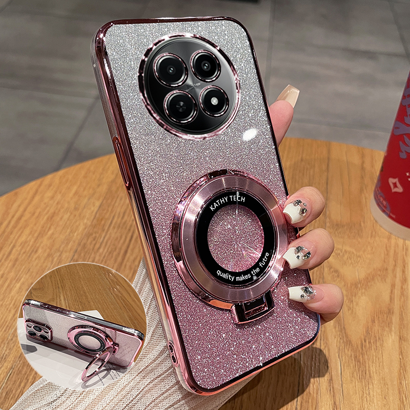 适用真我12手机壳realme12x硅胶5G保护套RMX3993镜头全包防摔3992透明软壳oppo男女125g新款带支架x5g高级感