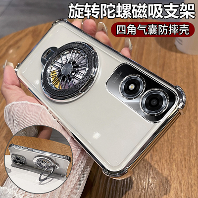 适用oppoA2x手机壳oppo硅胶A2x保护套PJS110全包防摔5G四角气囊opa透明软壳新款x5g带支架opopa男女oppopjs潮