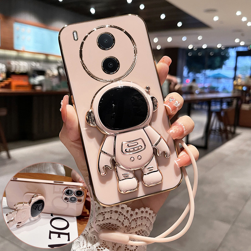 适用vivoy600pro手机壳vivo保护y600por硅胶套V2561A镜头全包防摔voy软男女voviy新款带支架卡通高颜值钢化膜 - 实物图