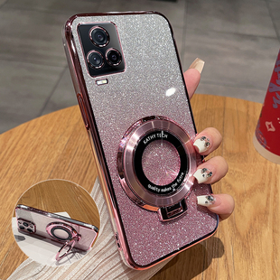 适用vivoiqoo7手机壳iqoo7硅胶保护套vivo全包防摔V2049A透明软壳icoo带支架iq7传奇版iq007男女爱酷创意新款