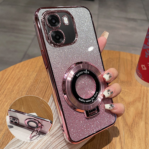 适用oppoA6s/A6k闪粉带支架壳