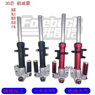 现货30芯智杰三角瓶改装 前T叉战速小龟王迅 法斯特前减震电摩改装