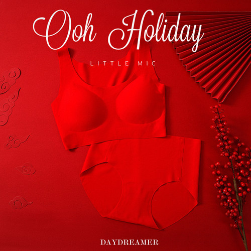 女士本命年文胸无钢圈无尺码内衣大红内裤牛年无痕虎年套装