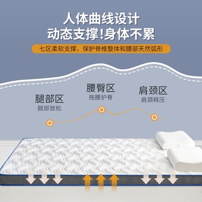 乳胶记忆棉床垫遮盖物软垫家用卧室宿舍学生单人榻榻米海绵褥垫子