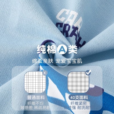 儿童夹棉睡袍2024新款秋冬男童睡衣冬季宝宝三层保暖加厚睡袋防踢