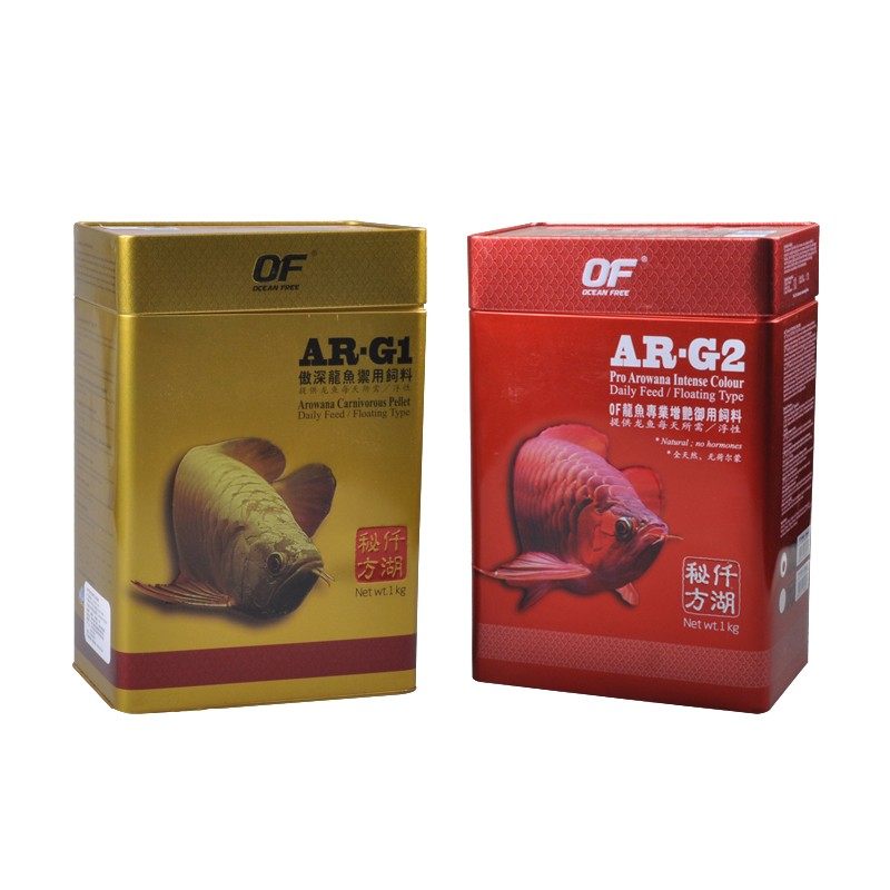 仟湖 傲深龙鱼饲料 AR-G1 G2金龙红龙鱼御用饲料金龙红龙银龙包邮