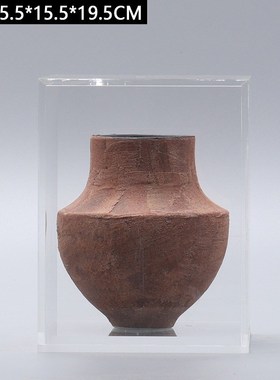 新中式亚克力罩陶瓷摆件展示陈列艺术品桌面客厅架空层酒柜装饰品