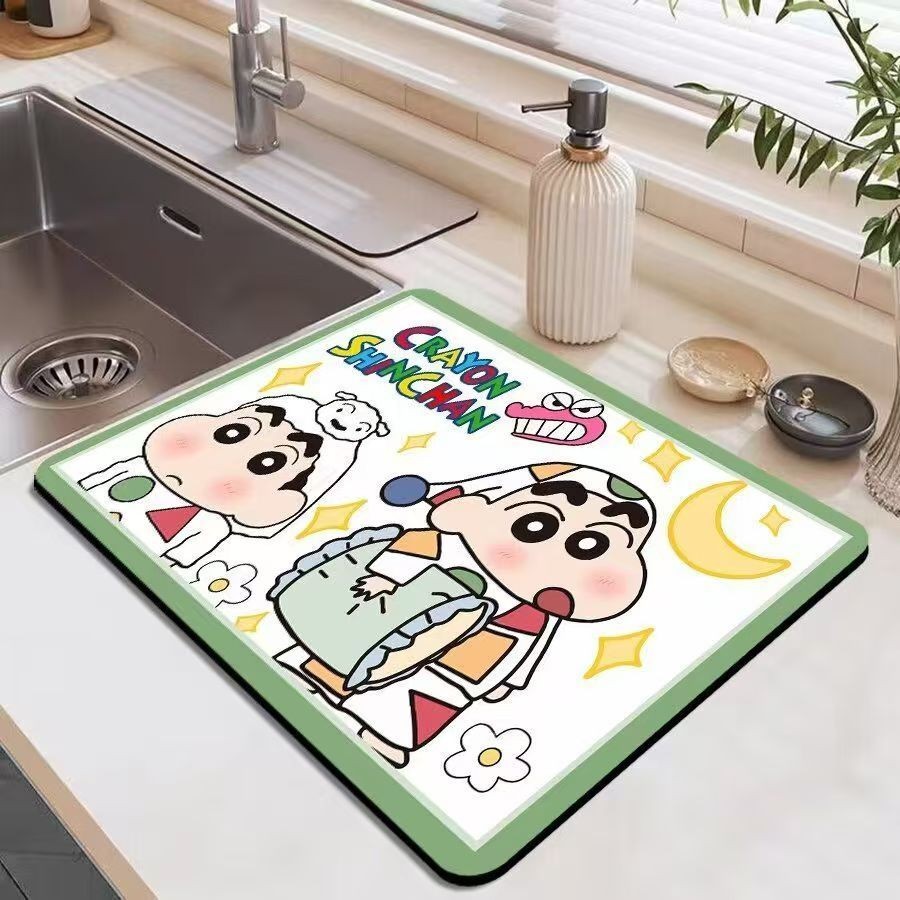 蜡笔小新隔热垫杯垫防烫餐桌垫耐高温盘子垫卡通简约防滑垫鼠标垫