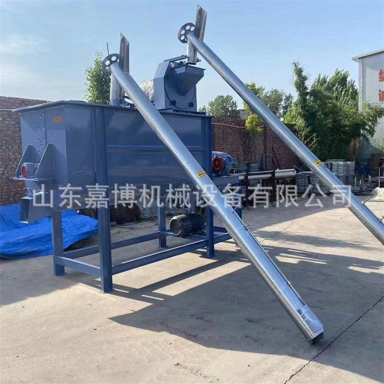 卧式两吨饲料混合粉碎机双绞龙上料 蛋鸡肉鸭玉米破碎机 养猪预混,商业/办公家具,堆高车,淘宝优惠券,粉丝福利购,淘宝优惠卷