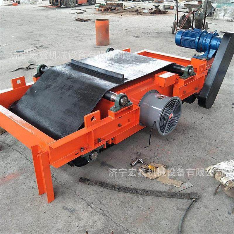 全自动自卸式除铁器 矿用强磁自卸除铁设备 悬挂自卸式永磁除铁器