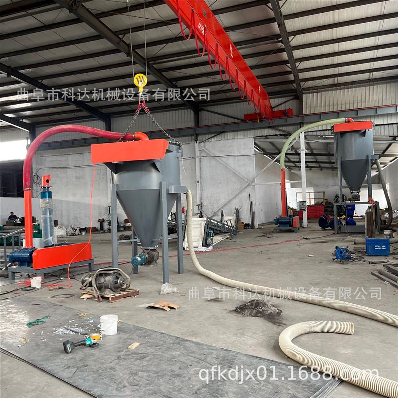 175型油漆粉气力输送机边吸边卸装吨包使用 电厂负压抽灰车