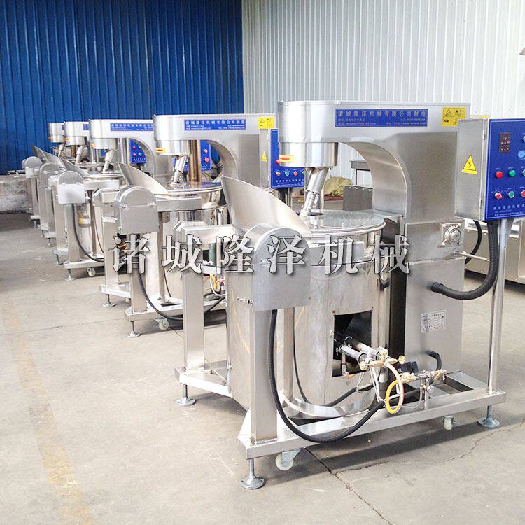 进口腰果裹糖机器 琥珀核桃仁电磁油炸锅 美国巴旦木裹粉设备