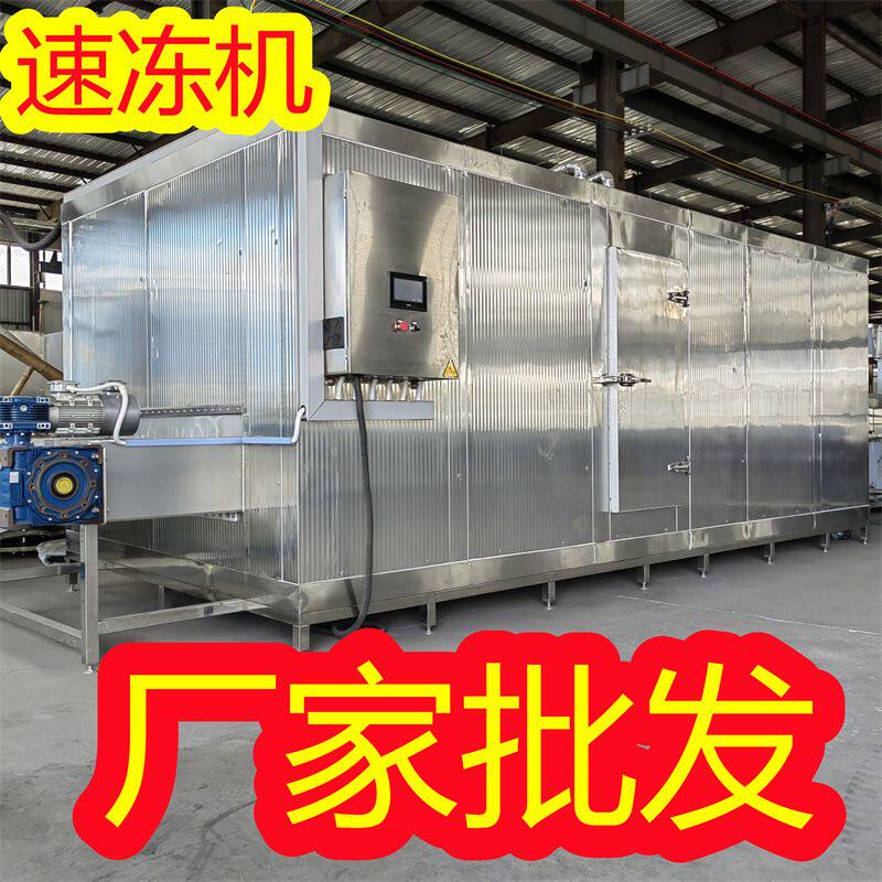 旺源 隧道式速冻机 樱珠流态化冷冻线解冻无积水IQF速冻机