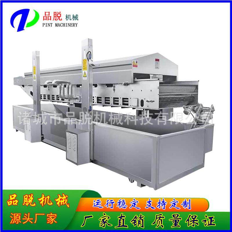 带鱼黄花鱼油炸生产线连续油炸机油炸机鱼制品油炸生产设备出口