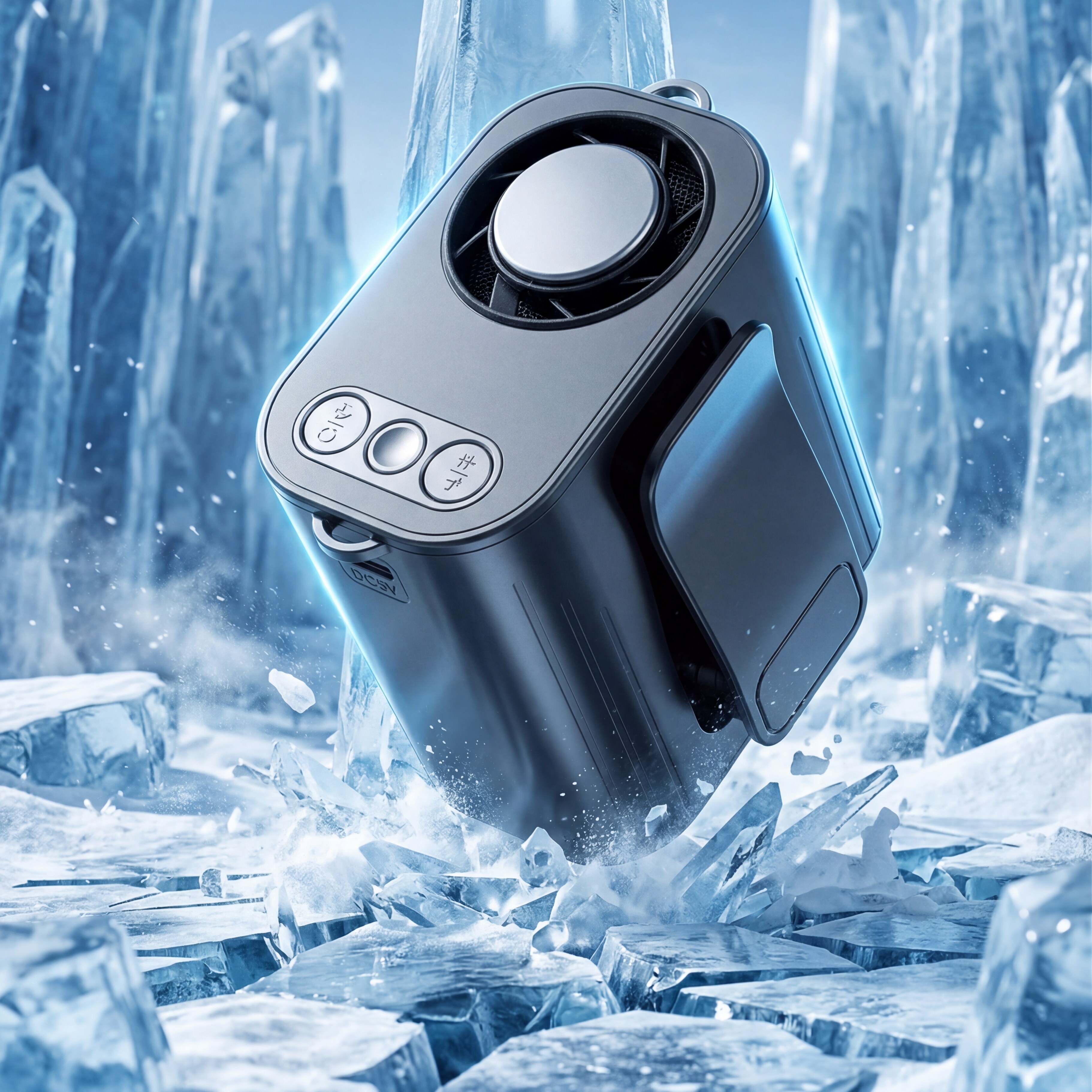 挂腰风扇2026新款户外半导体制冷小空调小型随身便携式夹腰间降温神器高温作业工地充电暴力风扇挂脖风扇夏天