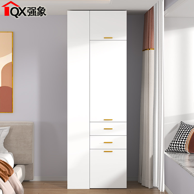 转角衣柜家用卧室网红墙角置物储物柜单门衣橱小户型定制A25