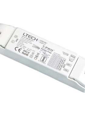 LTECH雷特 可控硅 横流筒射灯恒压灯带调光驱动电源/调光开关电源