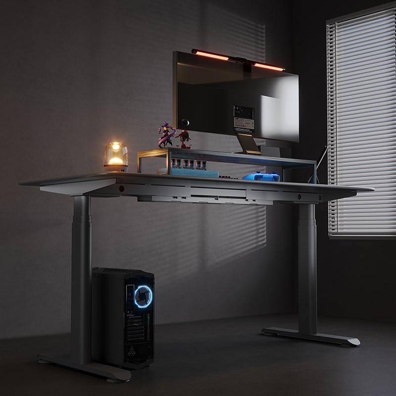 【国内发货】wzo电动升降桌腿支架diy书桌双电机智能自动升降桌架