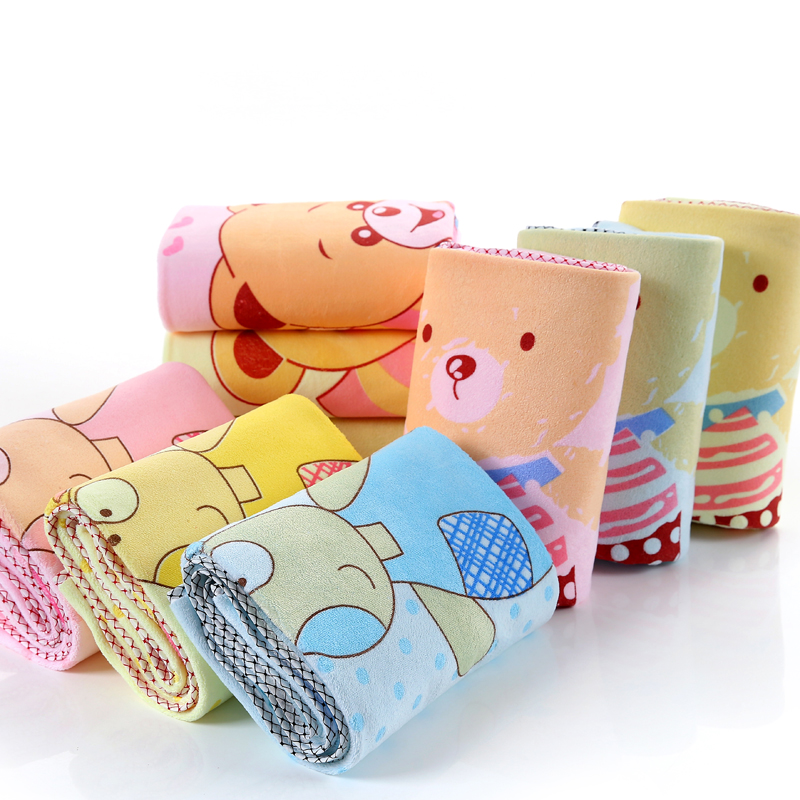 婴儿浴巾新生儿宝宝儿童盖毯比纯棉纱布超柔吸水不掉毛洗澡大毛巾