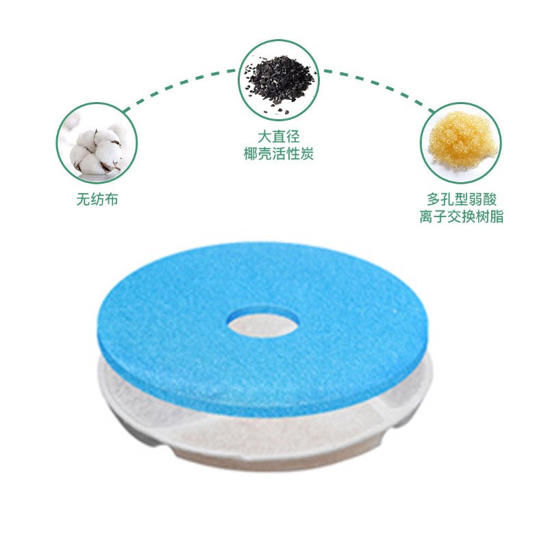 喵力士宠物饮水机专用滤芯猫狗喂水器活性炭过滤棉猫咪喝水净化