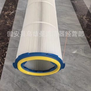 法兰不锈钢滤芯除尘滤芯管道粉尘滤芯不锈钢除尘滤芯法兰除尘滤筒