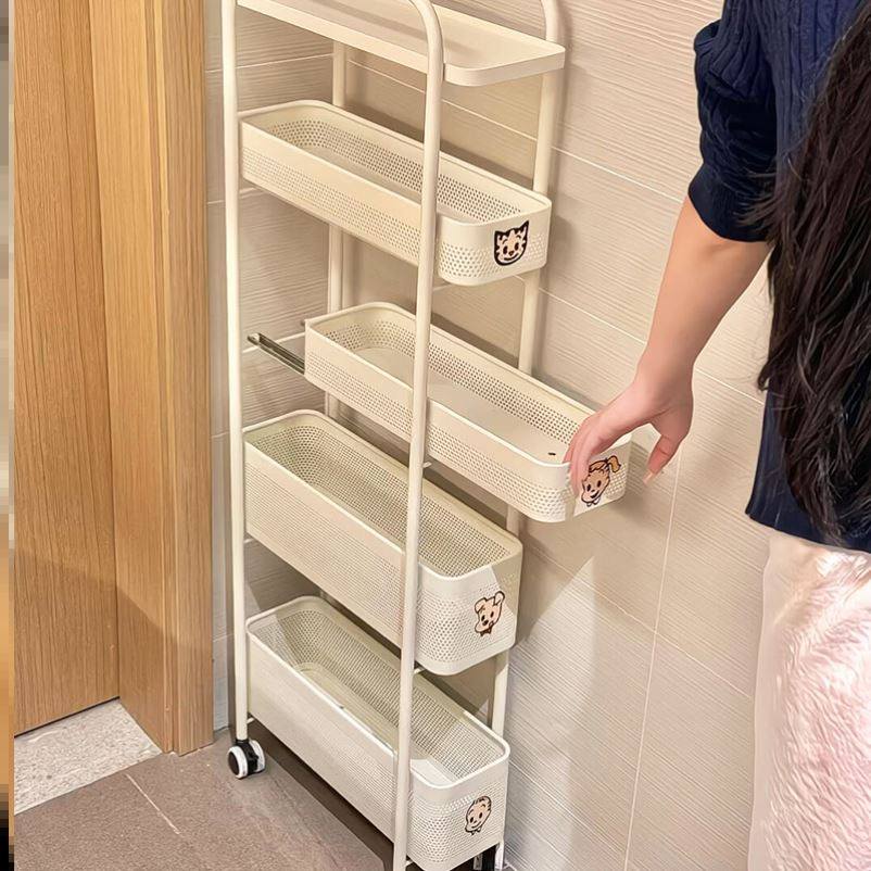 窄缝收纳柜可移动夹缝置物架抽屉式多功能多层储物推车卫生间厨房,收纳整理,整理架/置物架/收纳架,淘宝优惠券,粉丝福利购,淘宝优惠卷