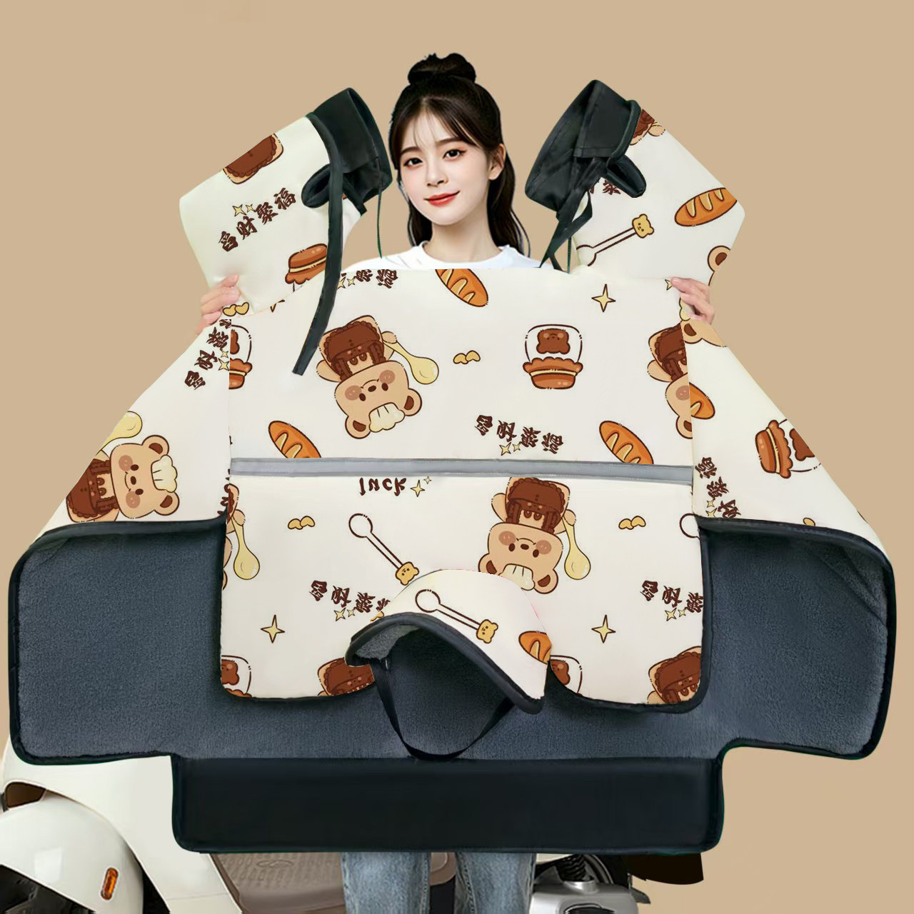 电动车挡风被冬季加绒加厚防雨水电瓶摩托车加大加厚新款秋冬通用,电动车/配件/交通工具,电动车挡风被,淘宝优惠券,粉丝福利购,淘宝优惠卷