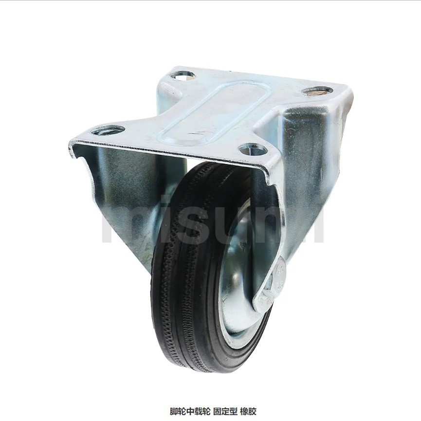 中型橡胶万向刹车脚轮 C-CTCK/C-CTCS/C-CTCJ75/100/125-R