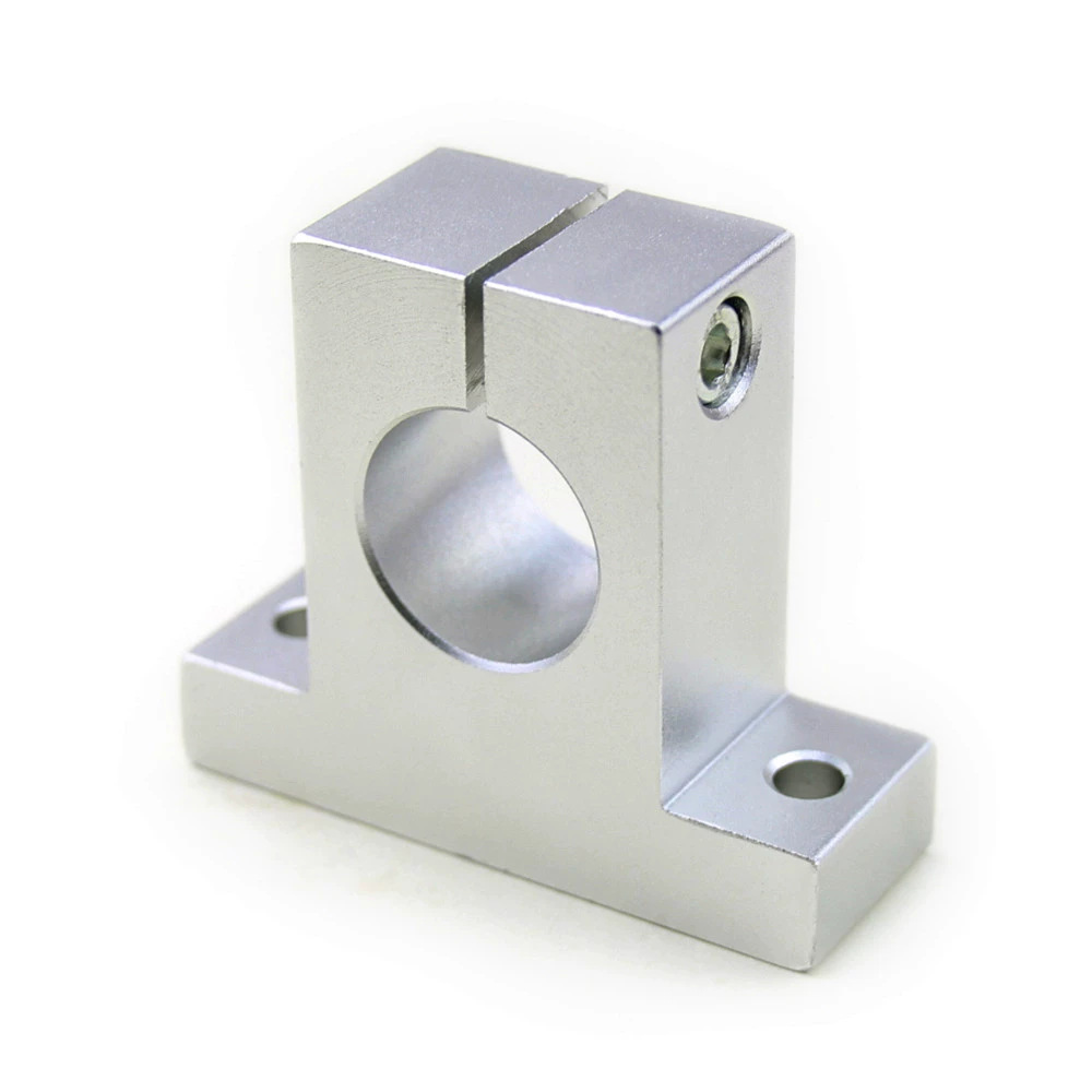 立式加高T型导向轴支座钢制轴承座光轴支撑固定座法兰GCL01