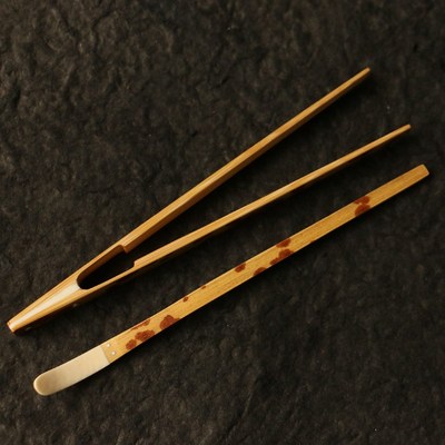 云南湘妃竹老料纯手工精工制作茶道茶夹茶拨茶具零配收藏竹器茶艺