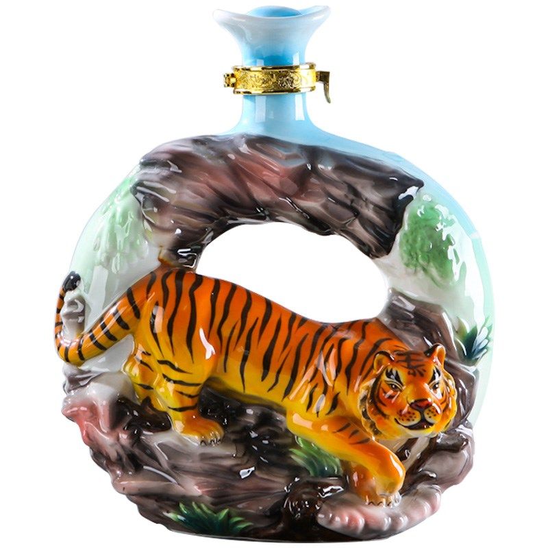 陶瓷酒瓶3斤装家用密封陶瓷酒壶摆十二生肖居家酿酒景德镇酒罐,餐饮具,家用酒壶,淘宝优惠券,粉丝福利购,淘宝优惠卷