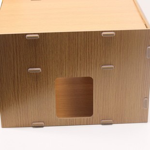 加厚文件架木质 桌面多层A4纸办公书架 收纳框资料盒快递打印机架