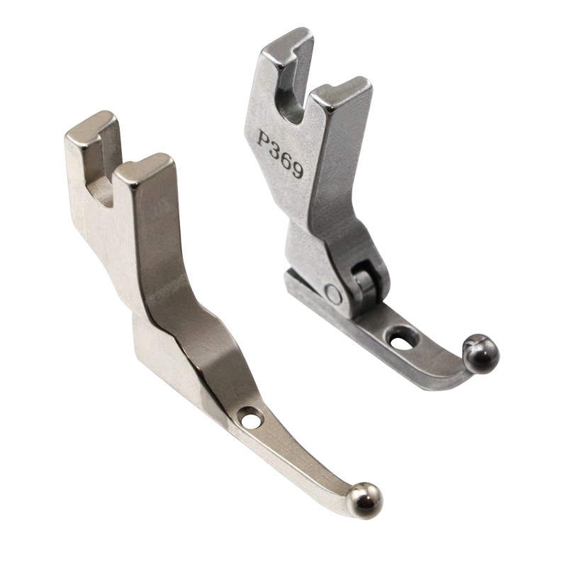 新款平车珠边亮片婚纱面料专用压脚特制免敲珠子压脚缝纫机配件