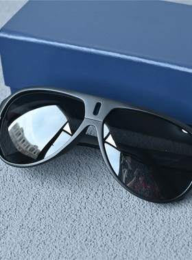 TR90男士偏光太阳镜蛤蟆镜亲肤高清开车钓鱼黑色墨镜茶色运动休闲