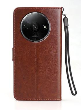 适用小米POCOC61手机壳0小米POCO C61外壳翻盖小米2312BPC51H保护套皮夹poc0硅胶p0c0男士pocophone软壳poco?