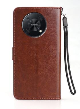 适用华为NOVA Y90手机壳翻盖华为CTR-LX2外壳6.7英寸华为Y90保护套皮夹CTR一LX2新款CTRLX2防摔男士插卡磁扣?