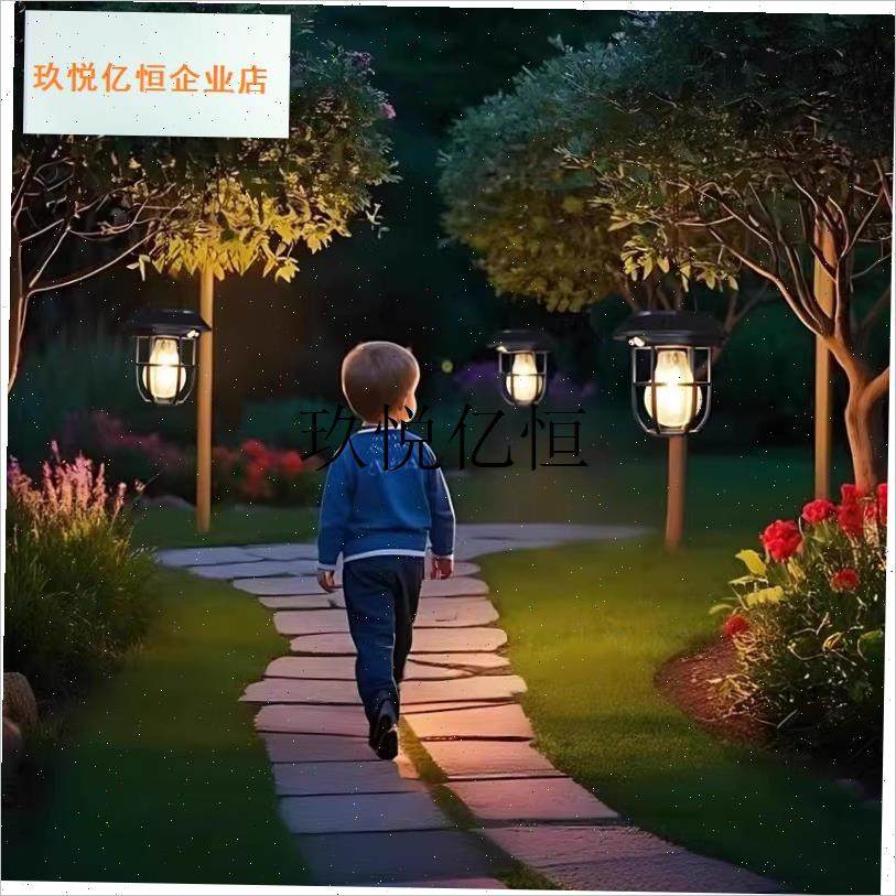 太阳能挂树灯防水照明灯户u外灯庭院人体自动感应灯花园阳台灯小,