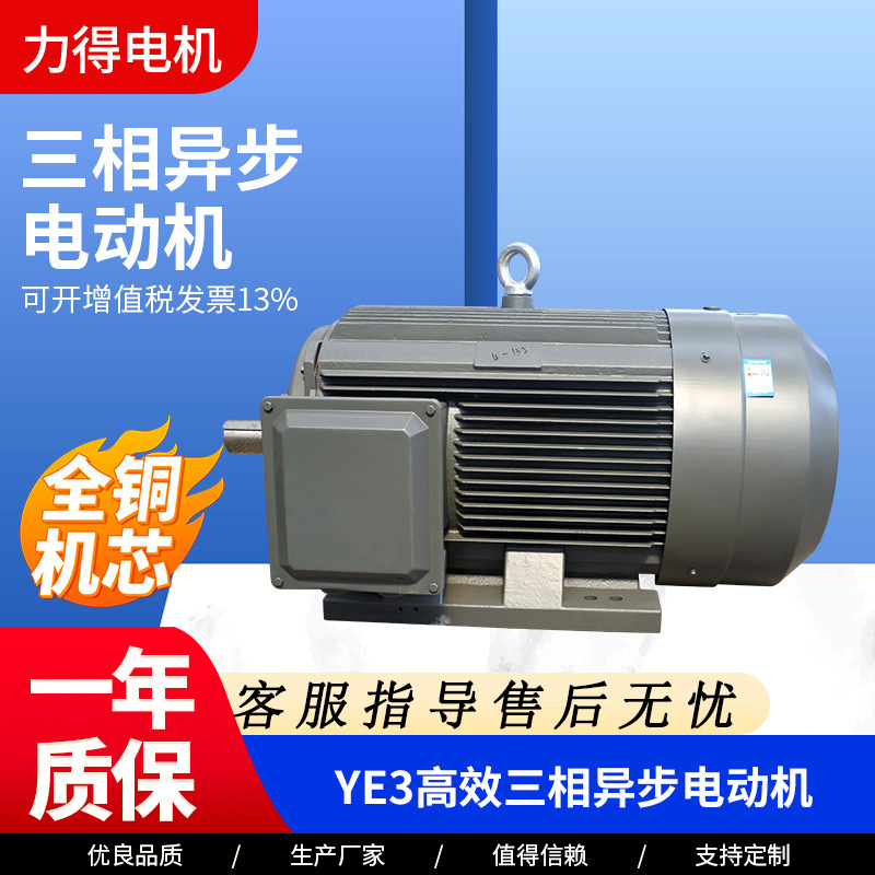 极速销售 YE3-132M1-6-4KW三相异步电动机Q冷硅钢片三相电机马达
