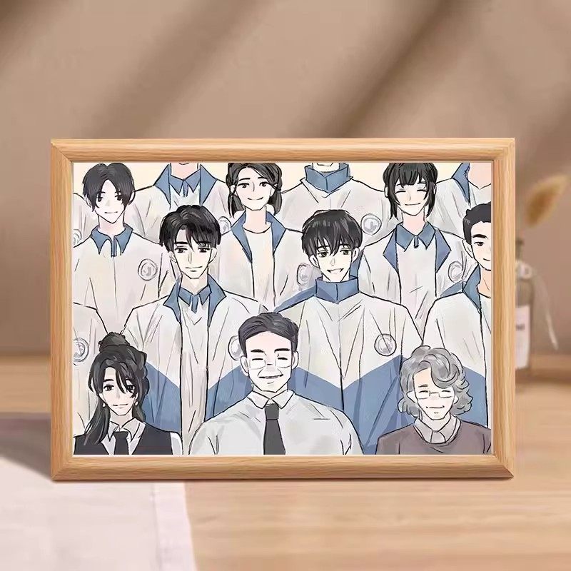 厨子同学江添盛望夏知许周边相框