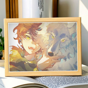 唐晓翼相框少年高燃热血装饰画羽之冒险队治愈陪伴励志礼物摆件