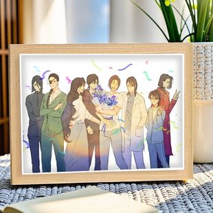 我在废土世界扫垃圾祝宁杀青梗群像合照相框摆件桌面摆台送人礼物