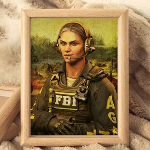 艺术搞怪反恐精英csgo周边经典 饰画礼物相框纪念游戏摆件相框潮 装