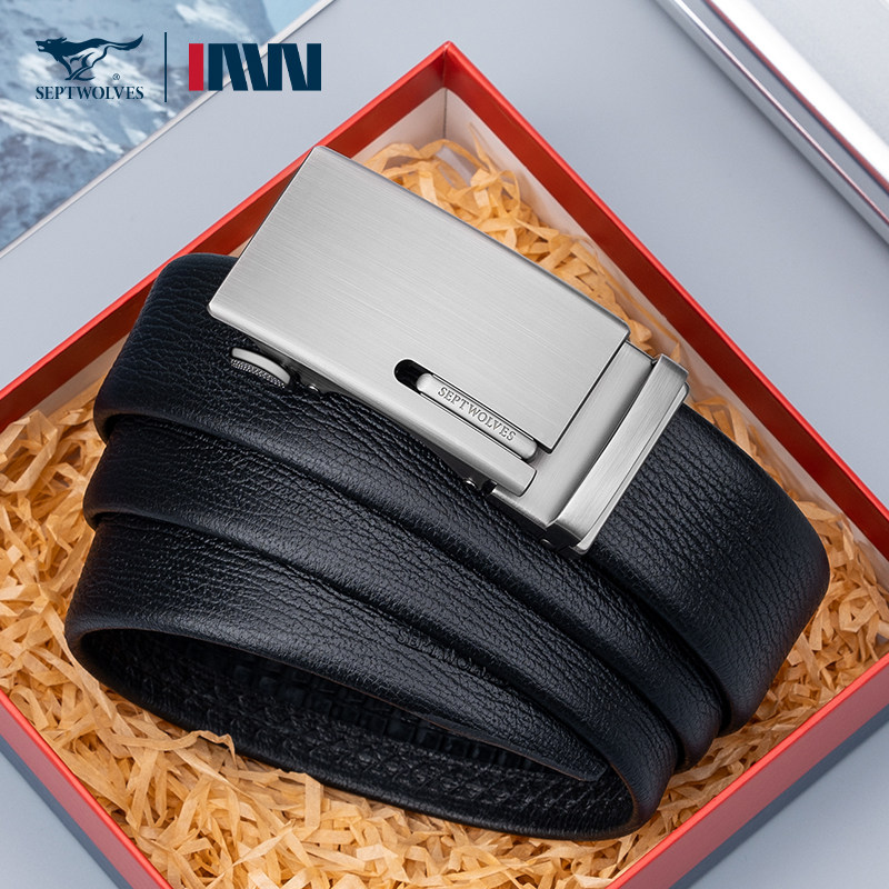 七匹狼男士皮带2025新款时尚百搭真皮腰带正品牛皮商务自动扣裤带,服饰配件/皮带/帽子/围巾,腰带/皮带/腰链,淘宝优惠券,粉丝福利购,淘宝优惠卷