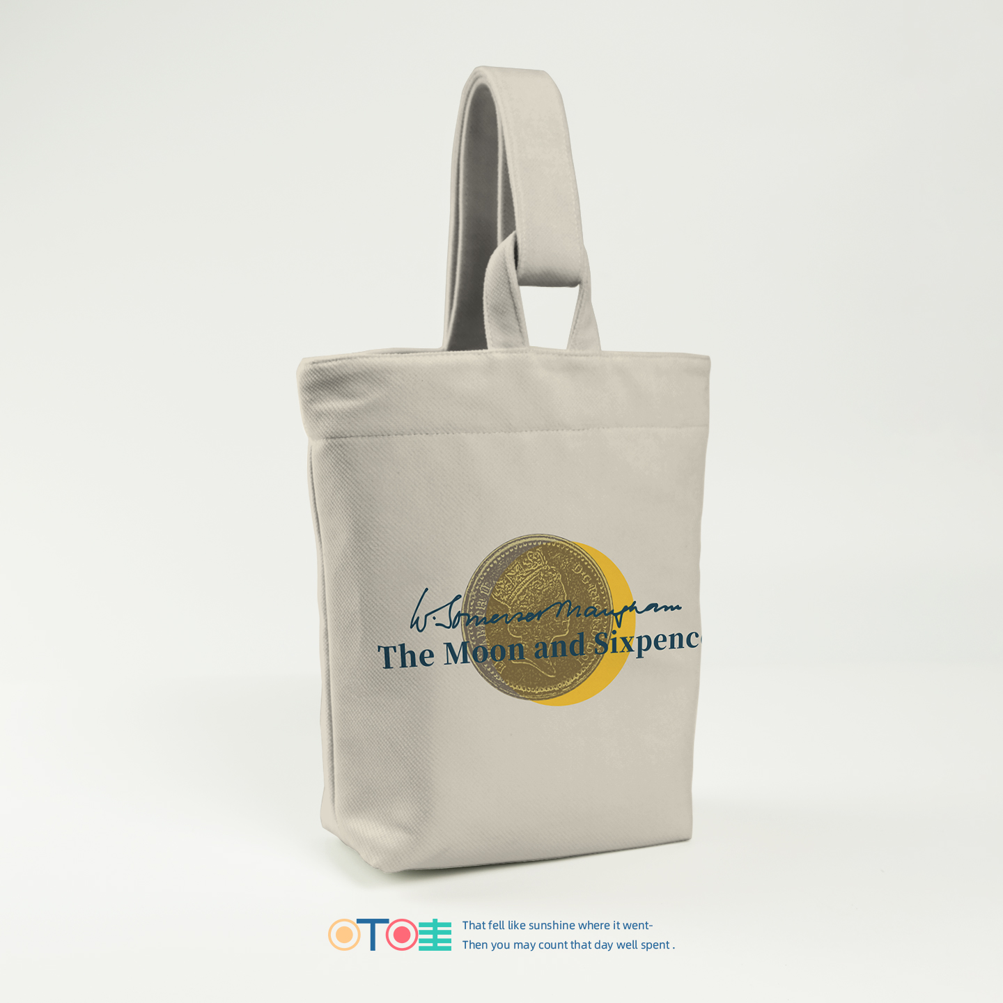 月亮与六便士布艺小拎包